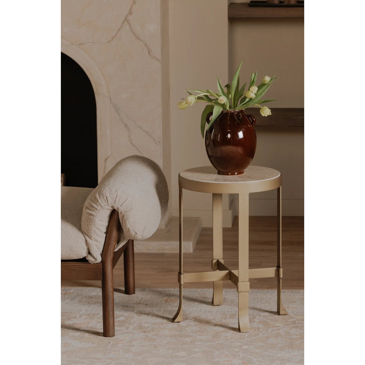 016 SI-2441414 | Lifestyle | Holli Side Table by Moe's Home Collection. Made from unique in a unique style.