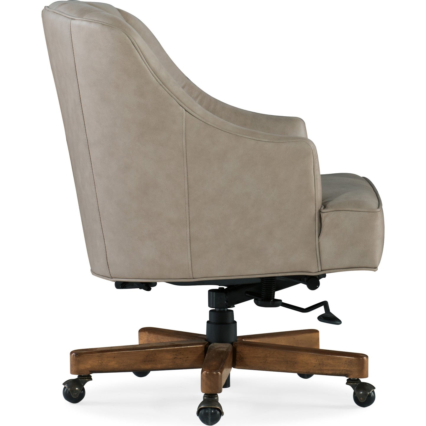 003 SI-1748950 | Additional Silo | Haider Executive Chair by Hooker Furniture in beige and easy street document. Made from leather in a modern style.
