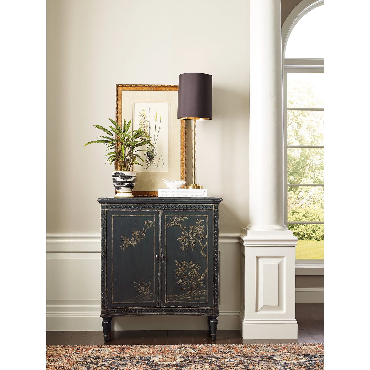 016 SI-2028963 | Lifestyle | Charleston Two-Door Accent Chest by Hooker Furniture. Made from maple veneers in a transitional style.