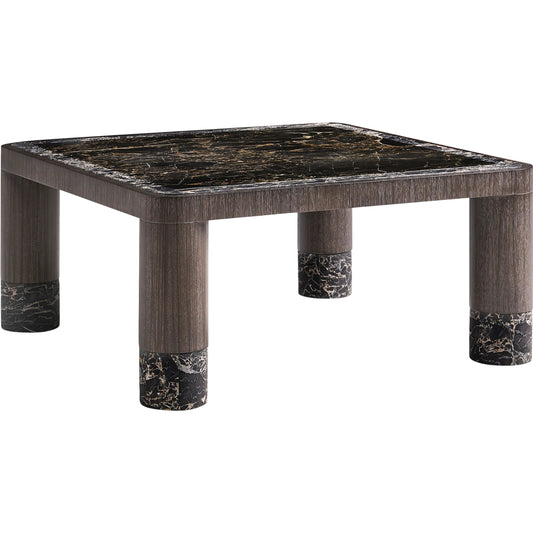 001 SI-2535730 | Primary Silo | Monarch Square Cocktail Table by Jonathan Charles in chocolate apricot oak. Made from main oak veneer in a unique style.