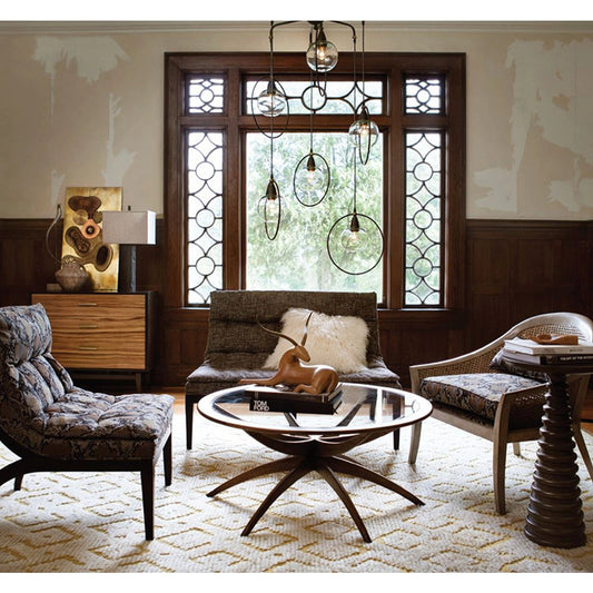 Caravan Table Lamp by Currey and Company in mole black. Made from wrought iron in a transitional style.