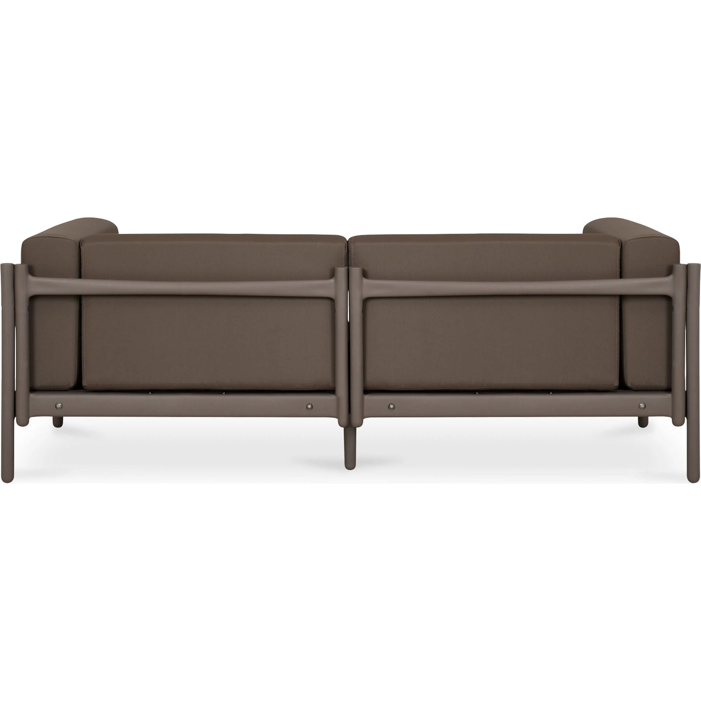 004 SI-2254031 | Additional Silo | Suri Outdoor 2 Seat Sofa by Moe's Home Collection in taupe. Made from upholstery: 100% solution dyed polyester, polypropylene frame, foam in a modern style.