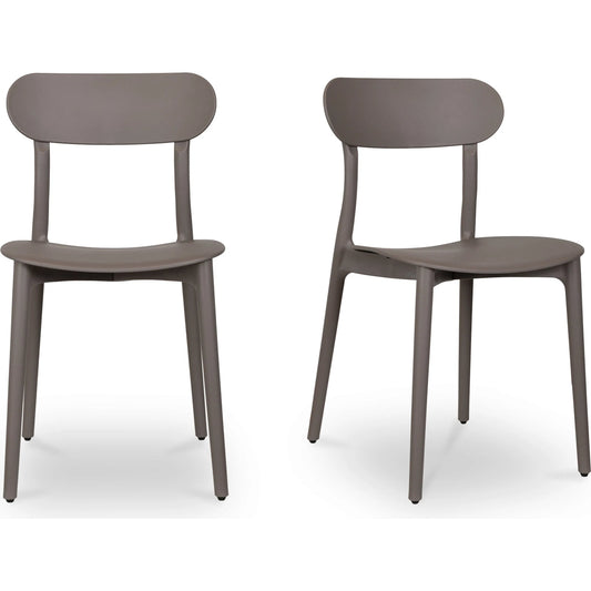 Kent Outdoor Dining Chair (Set of 2) by Moe's Home Collection. Made from polypropylene in a transitional style.