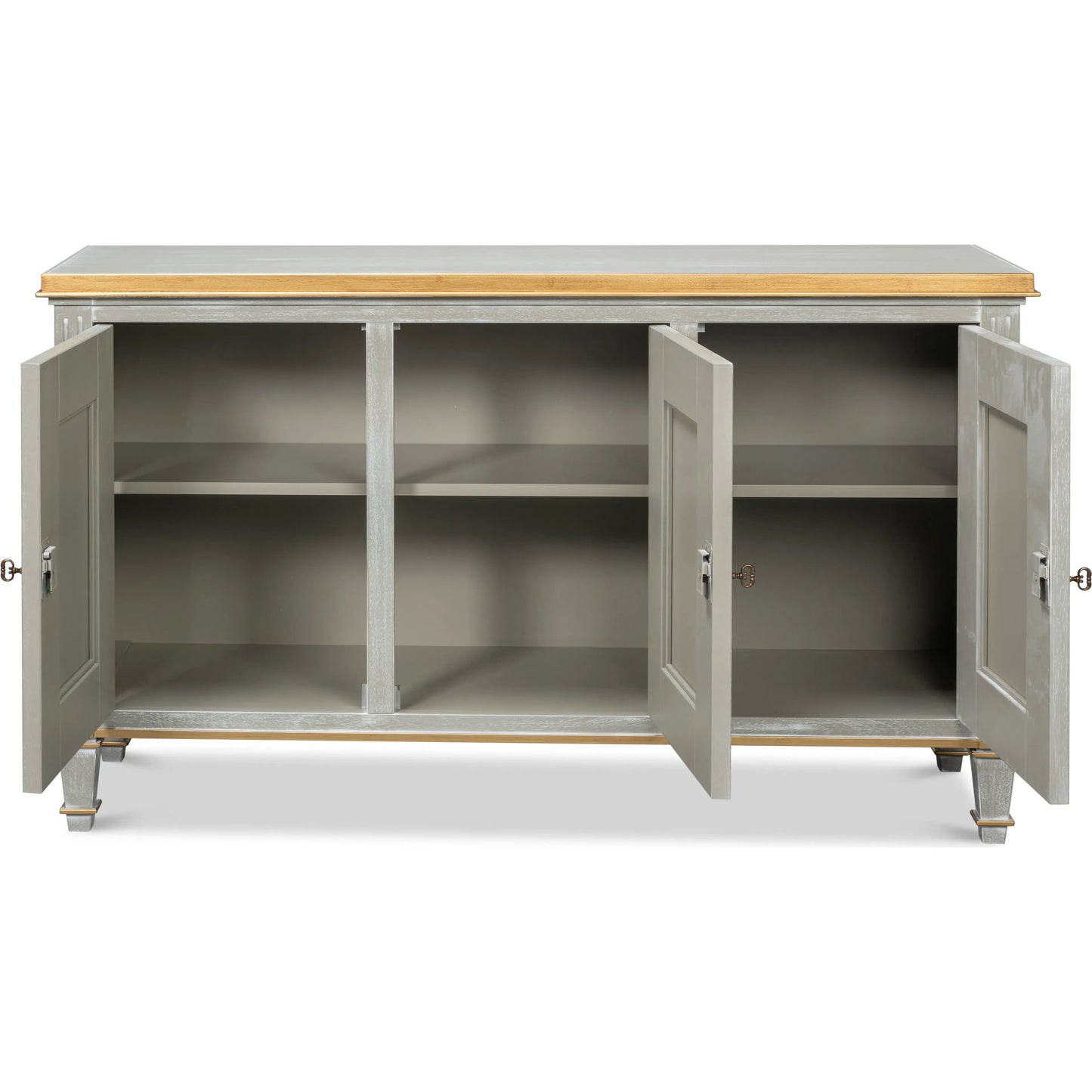 028 SI-2447890 | Additional Silo | Louis XVI Buffet by Sarreid Ltd.. Made from wood in a traditional style.