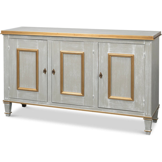 Louis XVI Buffet by Sarreid Ltd.. Made from wood in a traditional style.