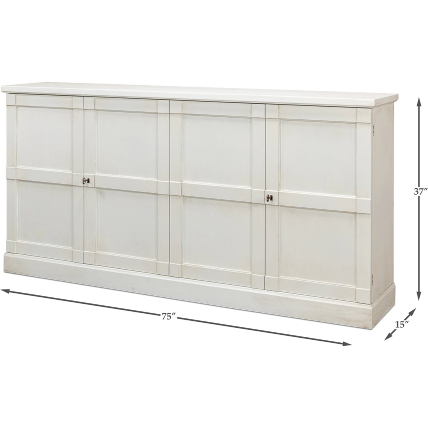008 SI-1998656 | Additional Silo | Lionisio Buffet by Sarreid Ltd.. Made from wood in a cottage & farmhouse style.