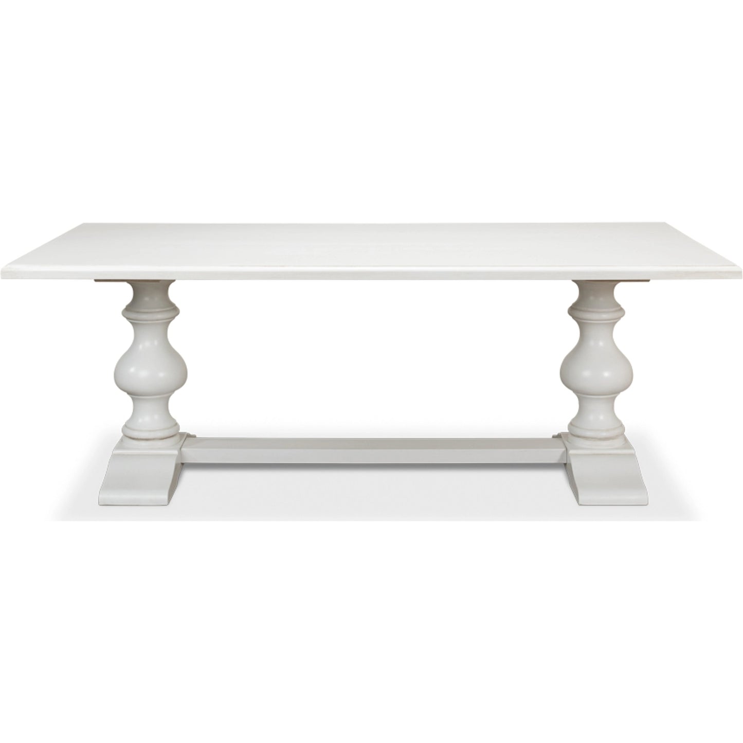 012 SI-1998661 | Additional Silo | Lionisio 84" Trestle Dining Table by Sarreid Ltd.. Made from solid poplar veneered top in a traditional style.