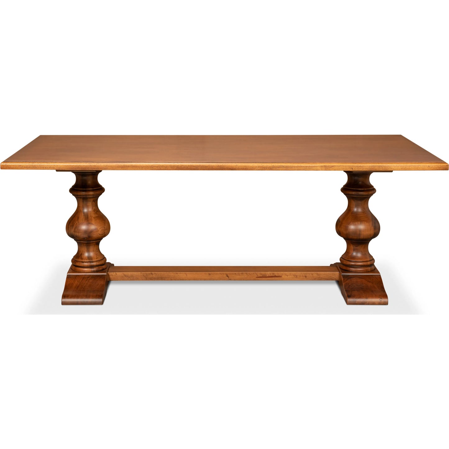 007 SI-2447888 | Additional Silo | Lionisio Trestle Table by Sarreid Ltd. in brown and noce anticato. Made from unique in a unique style.
