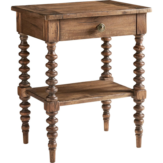 001 SI-2535762 | Primary Silo | Tamarisk Narrow Nightstand by Jonathan Charles in medium spain walnut. Made from main acacia in a unique style.