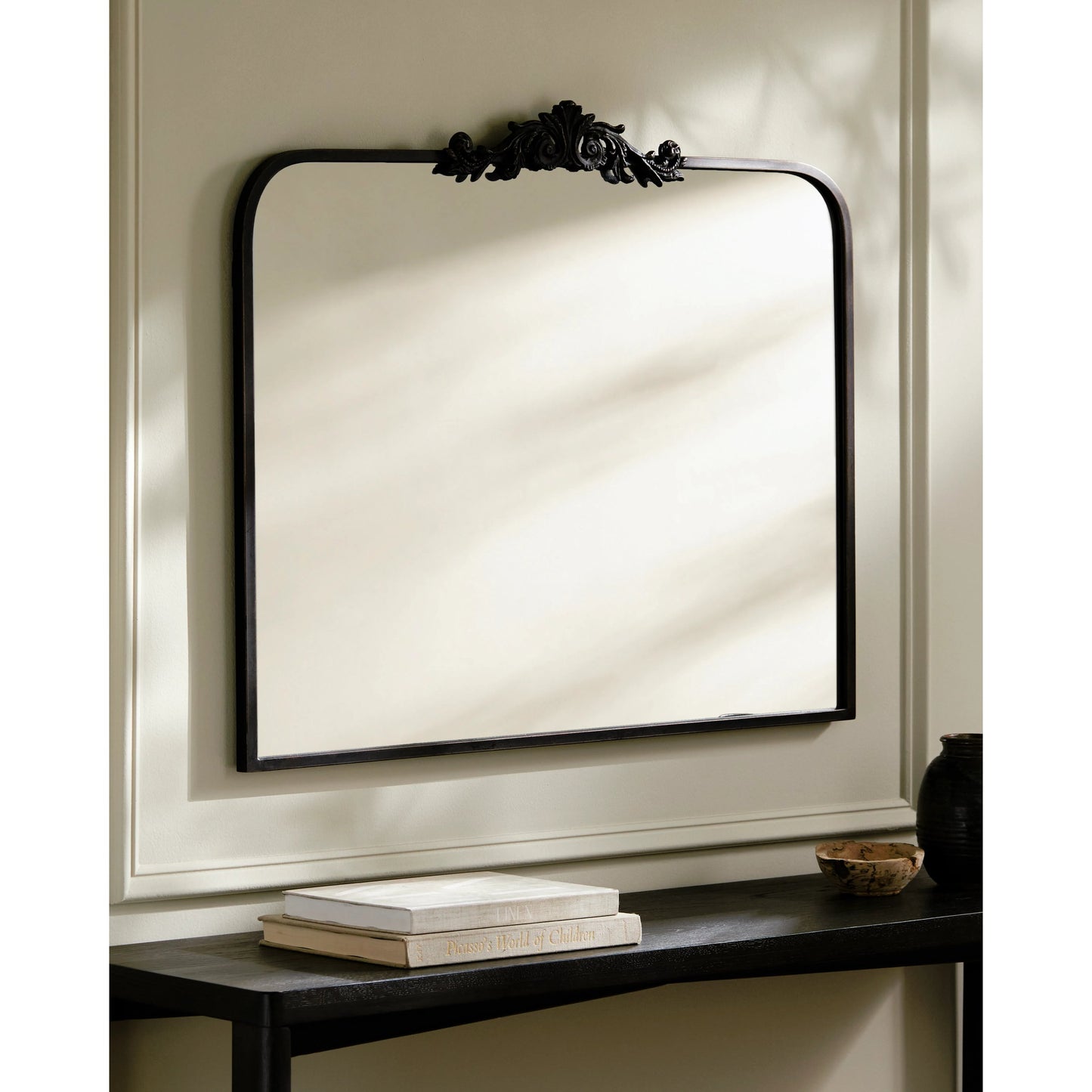 005 SI-2164654 | Lifestyle | Aarlen Overmantel Mirror - 529920 by Surya. Made from unique in a modern style.