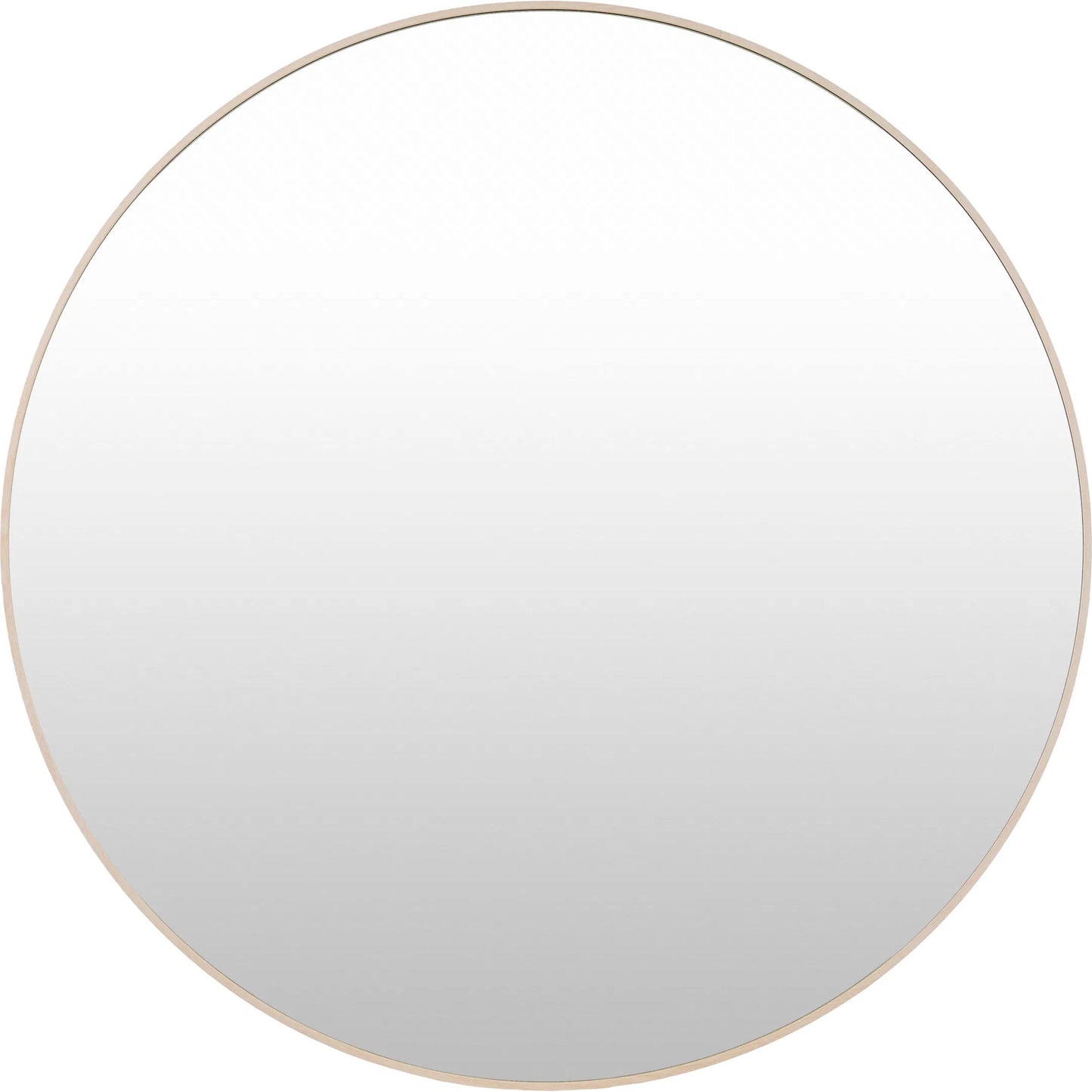 001 SI-2245499,SI-2245500,SI-2245501,SI-2245502 | Primary Silo | Aranya Round Accent Wall Mirror by Livabliss in natural. Made from aluminum in a transitional style.