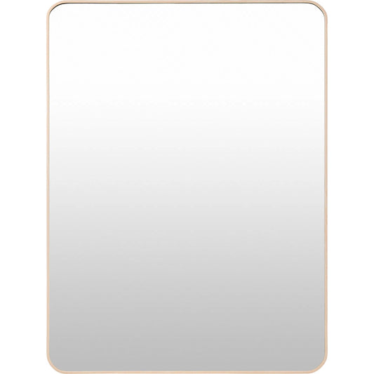 Aranya 22383 Accent Mirror by Livabliss in natural. Made from aluminum in a transitional style.