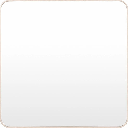 001 SI-2245493 | Primary Silo | Aranya Minimalist Modern Mirror by Livabliss in natural. Made from aluminum in a modern style.