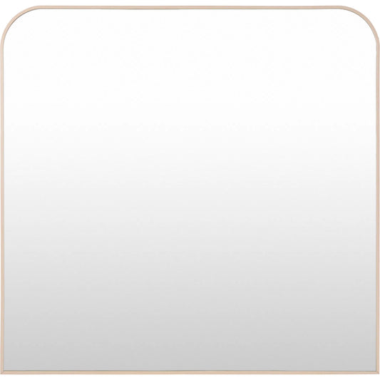 Aranya Wall Mirror 37207 by Livabliss in natural. Made from aluminum in a transitional style.