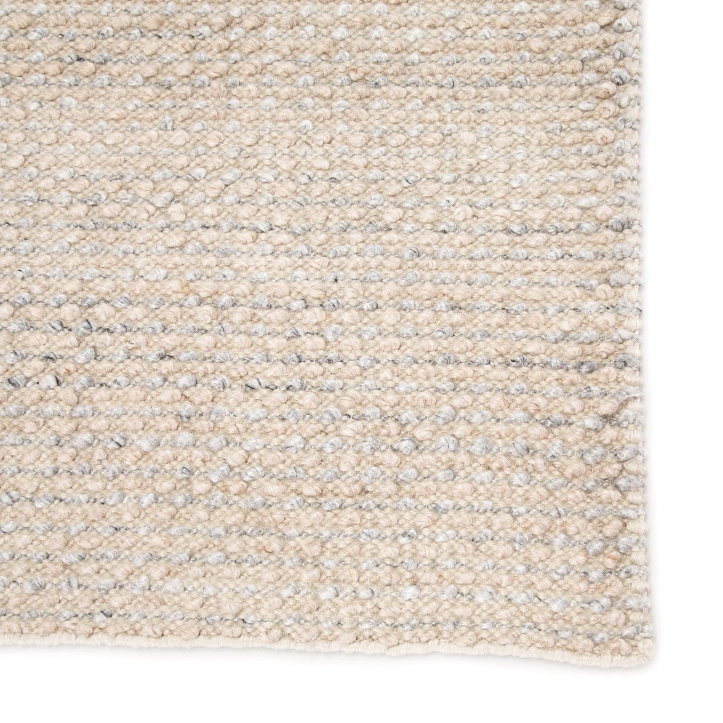002 SI-2386407,SI-2444795 | Closeup | Rebecca RBC05 Indoor/Outdoor Rug by Jaipur Living in tan, gray. Made from 100% pet yarn in a unique style.