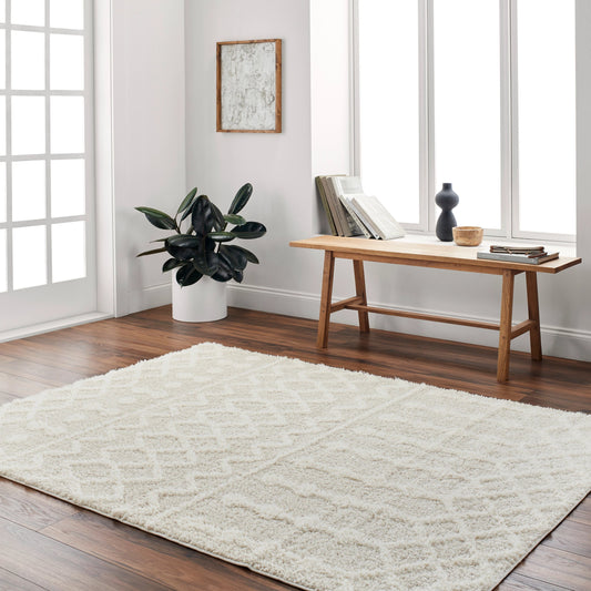 Rodos Rug - 489055 by Livabliss in beige, white. Made from face: 100% polyester, warp: 100% polypropylene in a unique style.