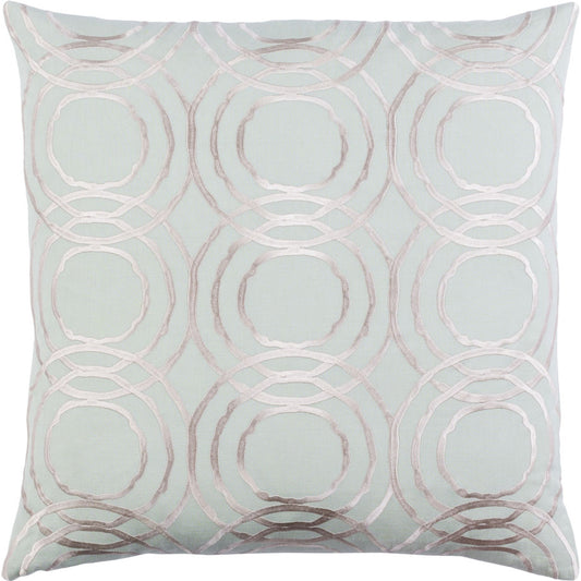 Ridgewood Pillow - 33347 by Surya. Made from 55% linen, 45% cotton in a modern style.