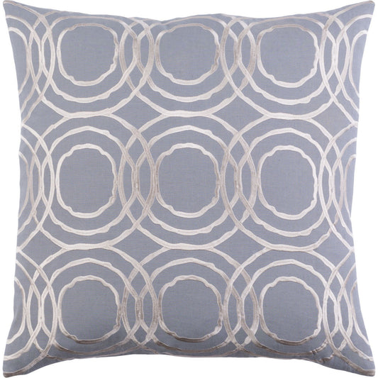Ridgewood Pillow - 33347 by Surya. Made from 55% linen, 45% cotton in a modern style.