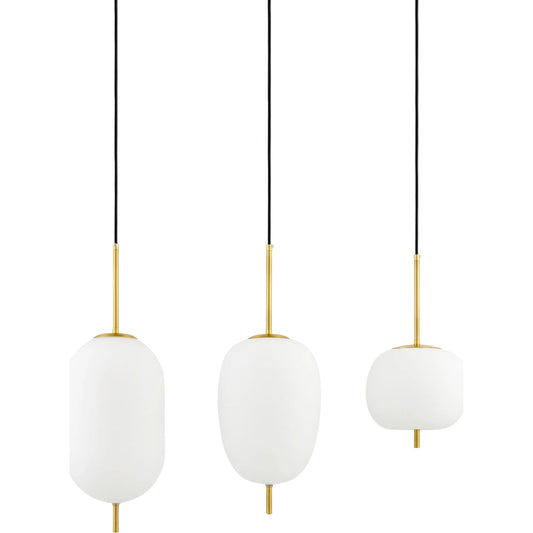 001 SI-2528649 | Primary Silo | Redon Chandelier by Livabliss in white, black, metallic brass and electroplated. Made from iron, glass in a unique style.