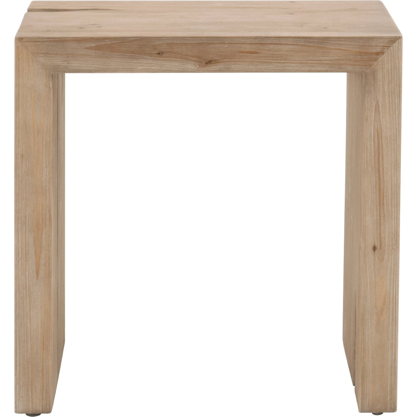 003 SI-2021735 | Additional Silo | Reed End Table by Essentials For Living in smoke gray pine. Made from solid reclaimed pine, reclaimed pine veneer, mdf in a modern style.