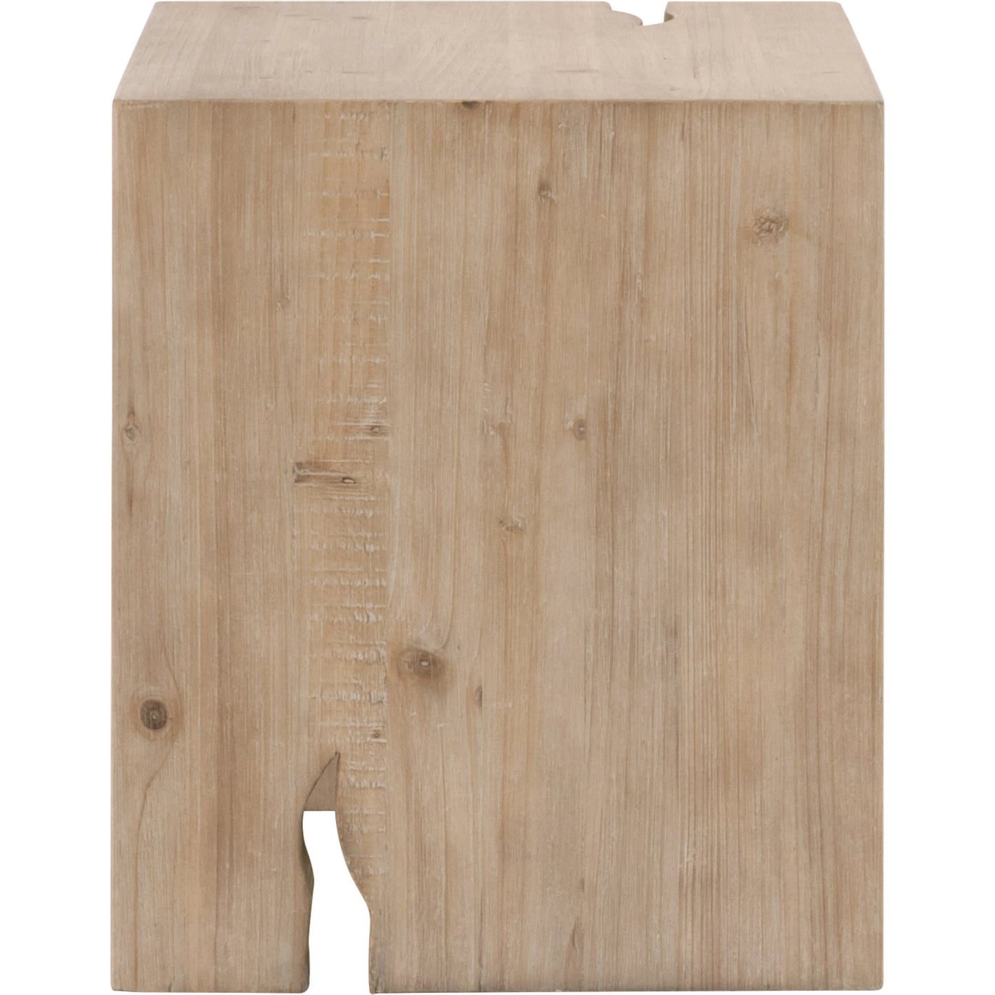 005 SI-2021735 | Additional Silo | Reed End Table by Essentials For Living in smoke gray pine. Made from solid reclaimed pine, reclaimed pine veneer, mdf in a modern style.