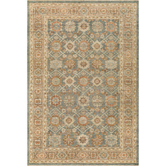 Reign Rug - 27320 by Surya in sage, brown, dusty sage, light beige, black. Made from 100% new zealand wool in a unique style.