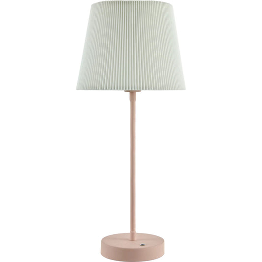 Rigel Buffet Table Lamp by Livabliss in structured, plated, painted. Made from iron, plastic, polyester in a eclectic & global style.