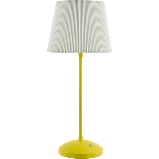 Rigel Buffet Table Lamp by Livabliss in structured, plated, painted. Made from iron, plastic, polyester in a eclectic & global style.