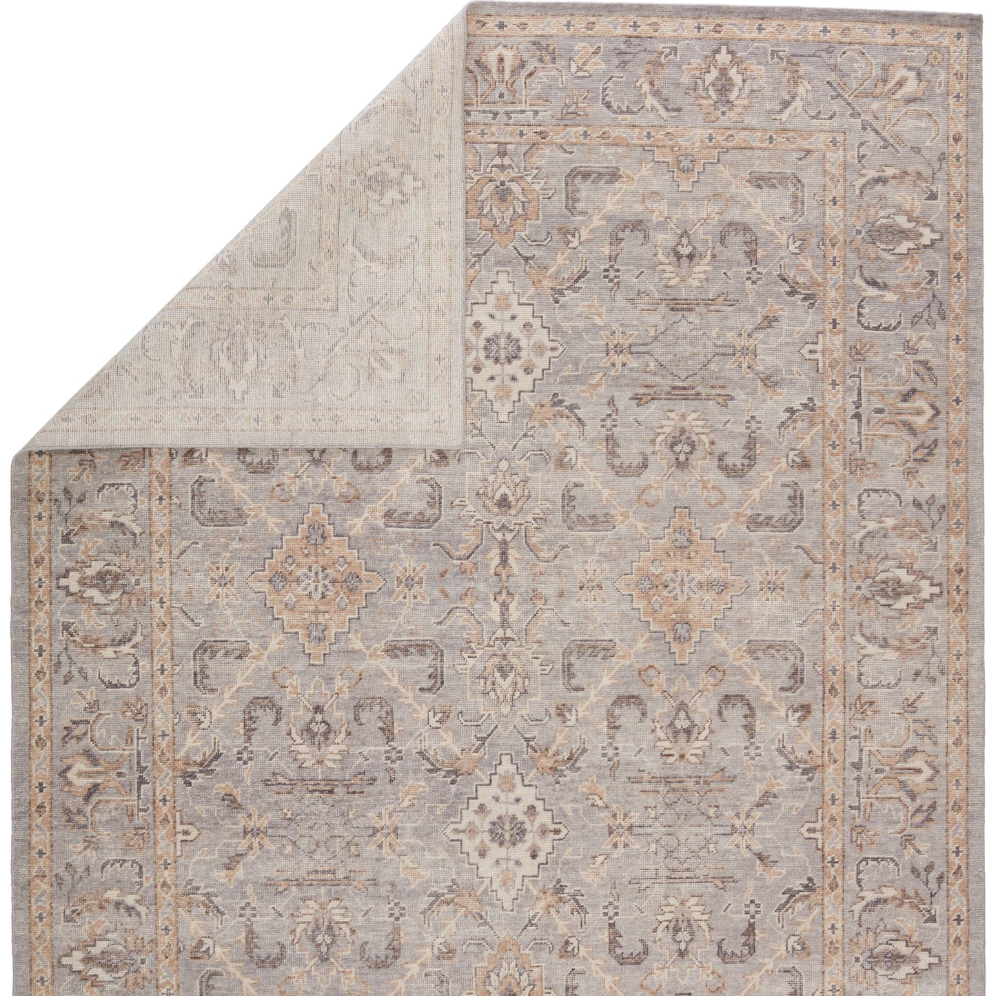 003 SI-1750843,SI-1750844,SI-1750845,SI-1750846,SI-1795565 | Closeup | Wyndham Rug by Jaipur Living in light gray, tan. Made from 100% wool in a unique style.