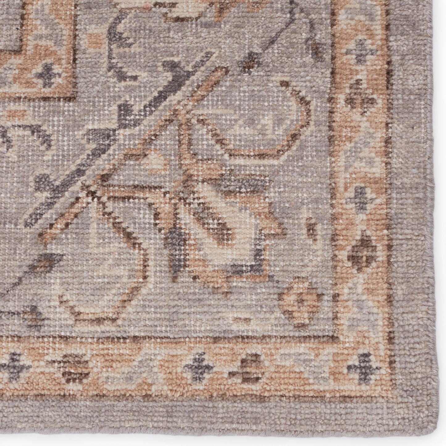 004 SI-1750843,SI-1750844,SI-1750845,SI-1750846,SI-1795565 | Closeup | Wyndham Rug by Jaipur Living in light gray, tan. Made from 100% wool in a unique style.