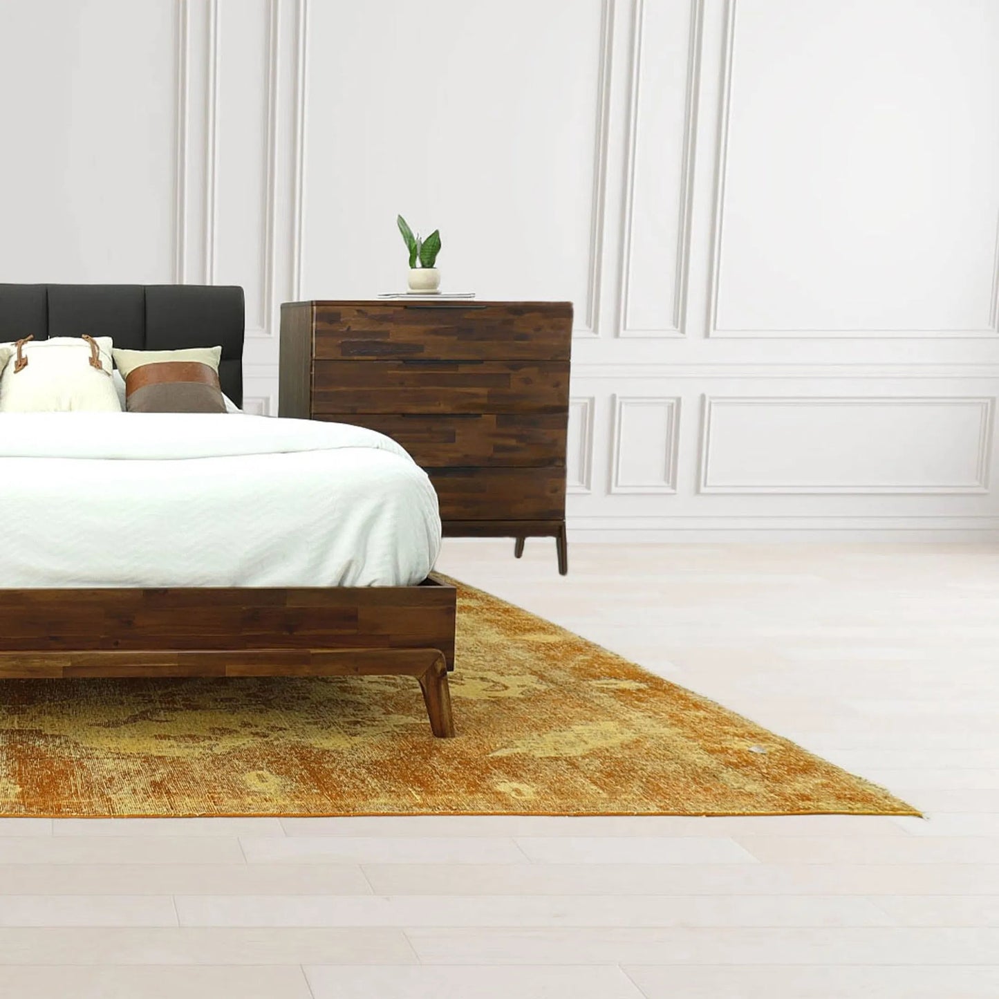 011 SR-379600 | Unknown | Remix Chest by LH Imports in brown. Made from solid acacia, veneer in a modern style.