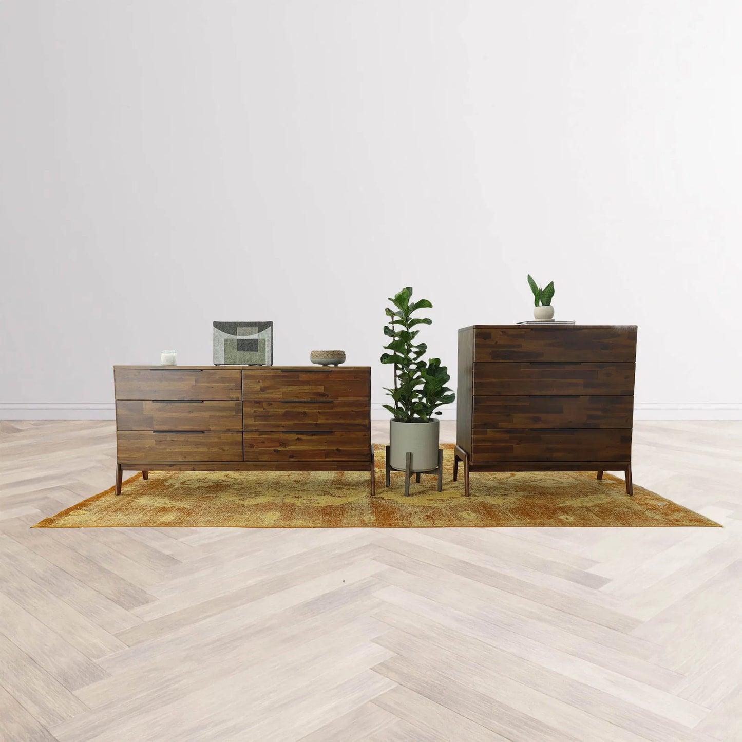 012 SR-379600 | Unknown | Remix Chest by LH Imports in brown. Made from solid acacia, veneer in a modern style.