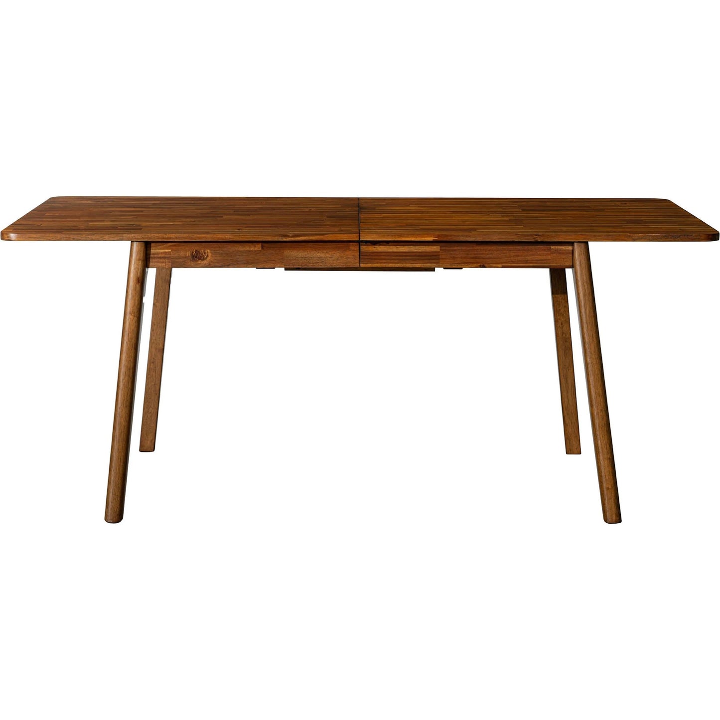 002 SI-2325212 | Unknown | Remix Extension Dining Table (70"/86") by LH Imports in brown. Made from acacia, beech, rubberwood in a unique style.