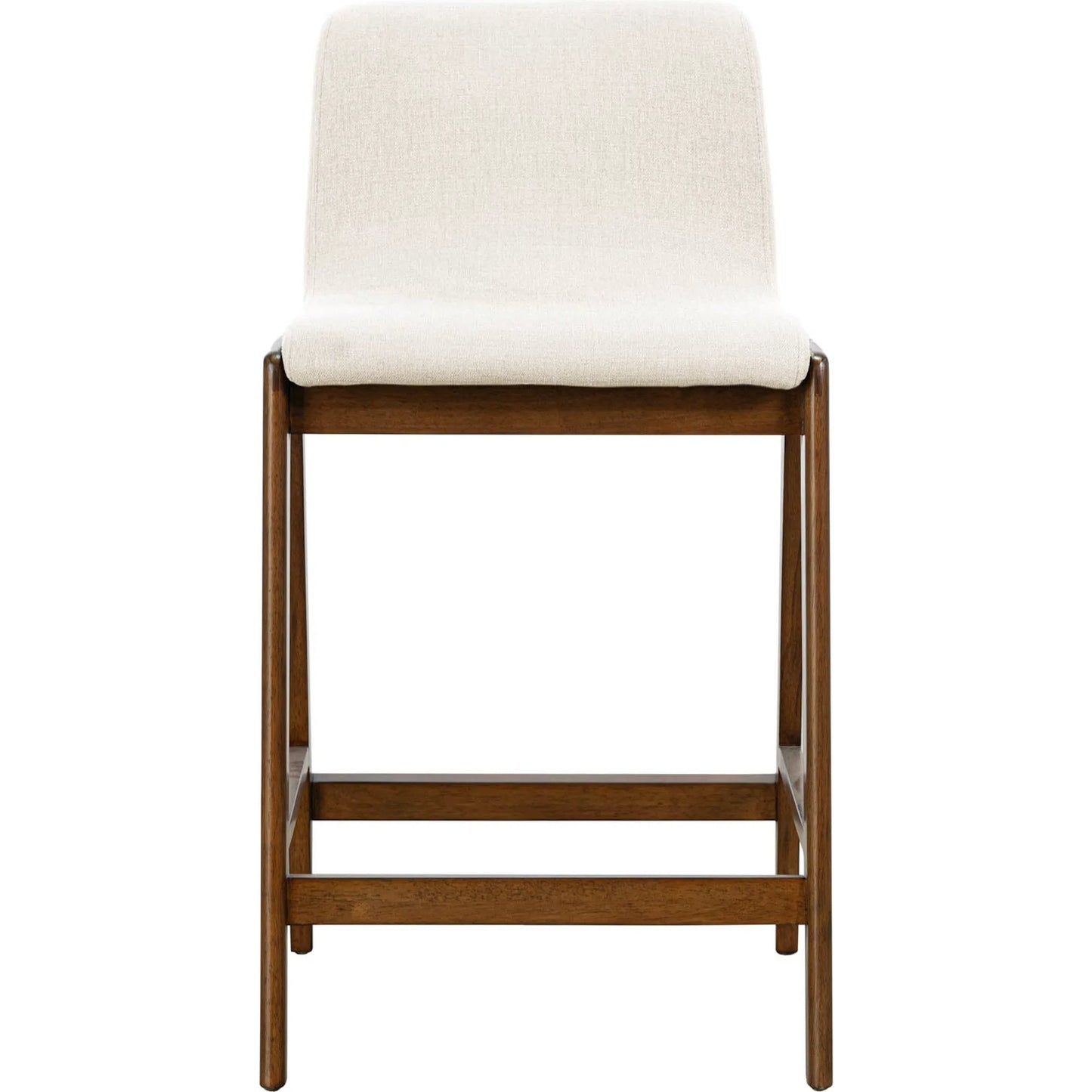 010 SI-2325216 | Unknown | Remix Counter Stool by LH Imports in estelle brown. Made from 100% polyester, solid rubber wood, laminated veneer lumber in a unique style.