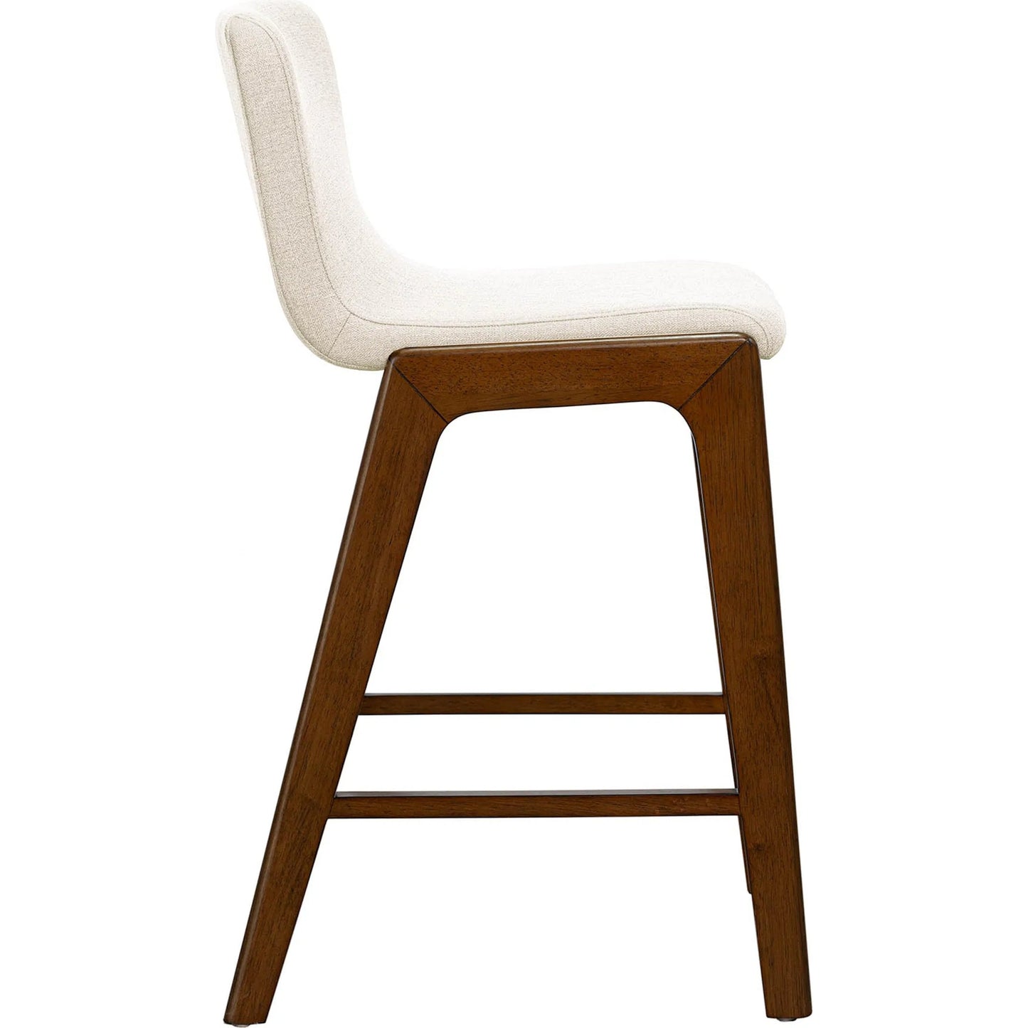 011 SI-2325216 | Unknown | Remix Counter Stool by LH Imports in estelle brown. Made from 100% polyester, solid rubber wood, laminated veneer lumber in a unique style.