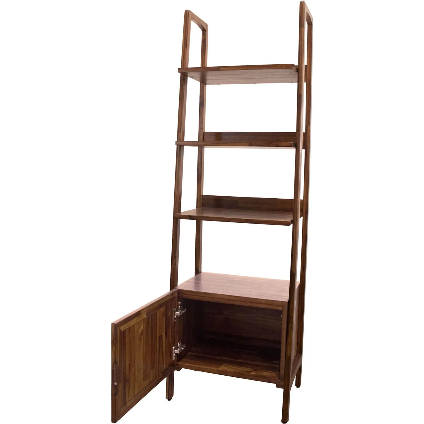 005 SI-2325214 | Unknown | Remix 1-Door Bookcase by LH Imports in brown and estelle brown, polish. Made from solid acacia, mdf carb p2, acacia veneer, solid hardwood in a unique style.