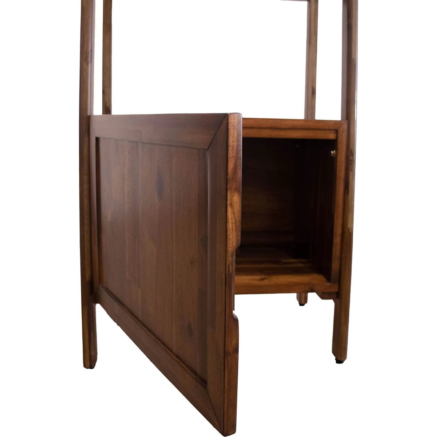 007 SI-2325214 | Unknown | Remix 1-Door Bookcase by LH Imports in brown and estelle brown, polish. Made from solid acacia, mdf carb p2, acacia veneer, solid hardwood in a unique style.