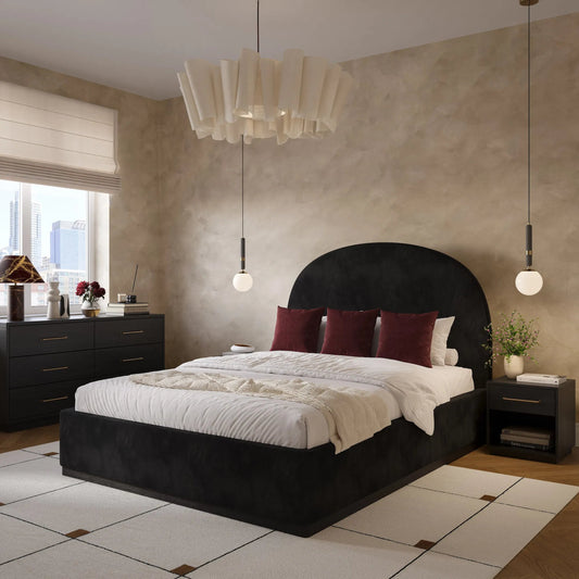 Marlow 6-Drawer Wood Dresser by TOV Furniture. Made from acacia, ash veneer, mdf in a unique style.