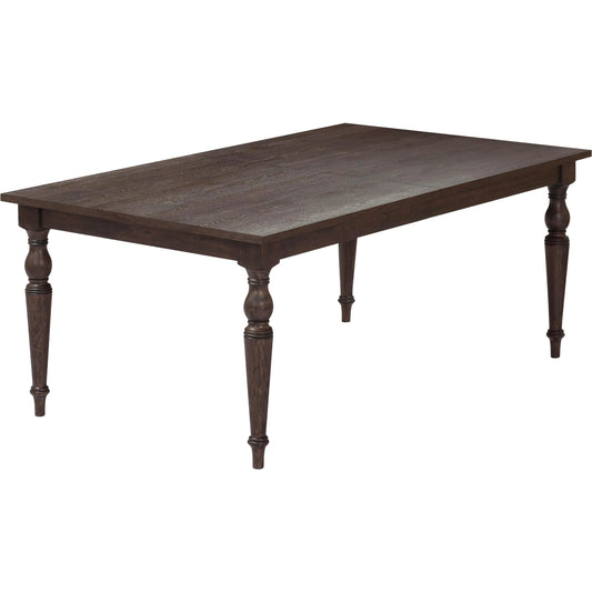 000 SI-2544629 | Primary Silo | Mila - Dark Extendable Rectangular Dining Table by TOV Furniture in brown. Made from ash veneer, mdf, rubberwood in a unique style.