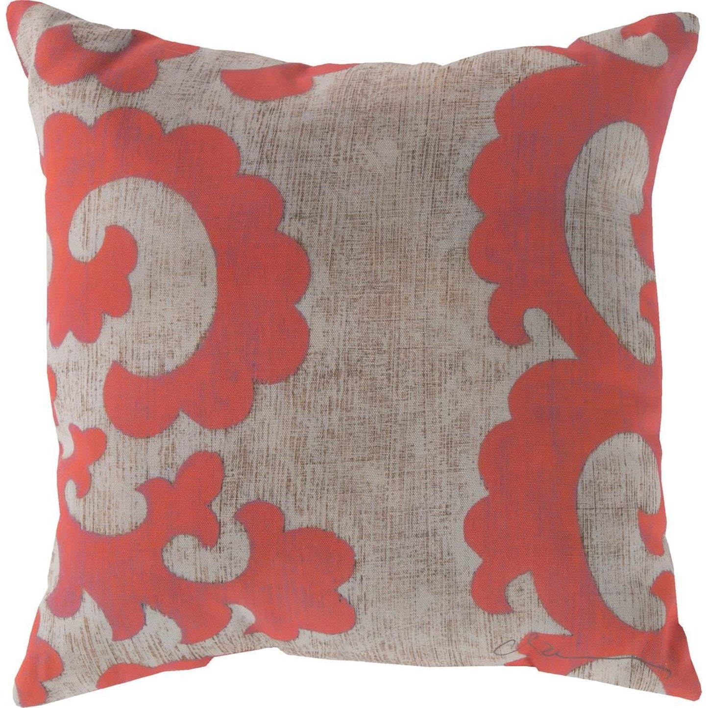 002 O-SURYA-RG019-1818,O-SURYA-RG019-2020 | Primary Silo | Rain Pillow - 8316 by Livabliss. Made from front: 100% polyester, back: 100% polyester in a traditional style.