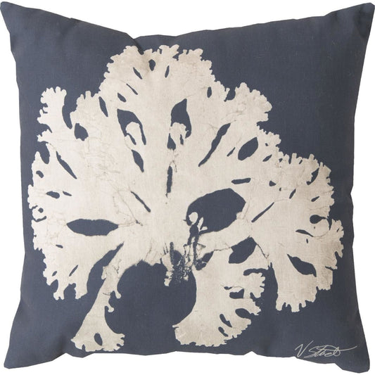 Rain Pillow - 28686 by Livabliss. Made from front: 100% polyester, back: 100% polyester in a coastal style.