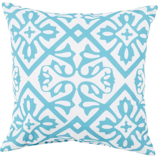 002 O-SURYA-RG066-1818 | Primary Silo | Rain Indoor/Outdoor Pillow by Livabliss. Made from front: 100% polyester, back: 100% polyester in a eclectic & global style.
