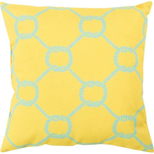 Rain Pillow - 27366 by Livabliss. Made from front: 100% polyester, back: 100% polyester in a coastal style.