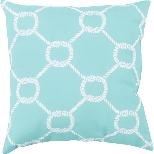 Rain Pillow - 27366 by Livabliss. Made from front: 100% polyester, back: 100% polyester in a coastal style.