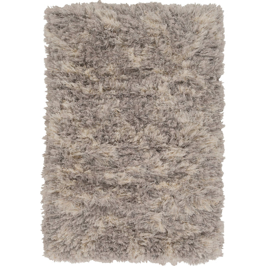 Rhapsody Rug - 815 by Livabliss in medium gray, ivory, cream. Made from 40% polyester, 40% wool in a unique style.