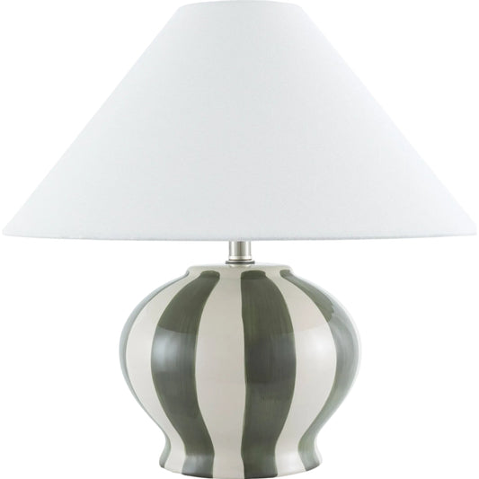 001 SI-2349887 | Primary Silo | Rethel Small Accent Table Lamp by Livabliss in glazed. Made from ceramic, linen, polyester in a eclectic & global style.