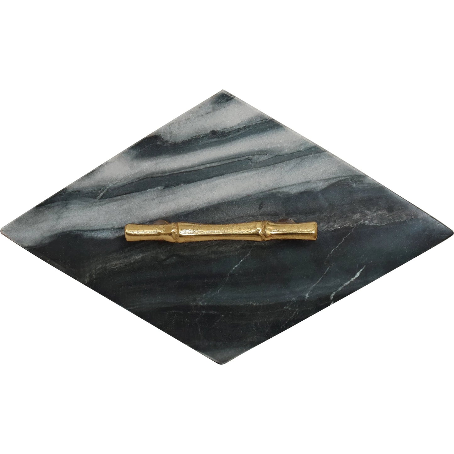 003 SI-2322983 | Additional Silo | Rhoma Diamond Shaped Brass Box by Worlds Away in gold. Made from unique in a modern style.