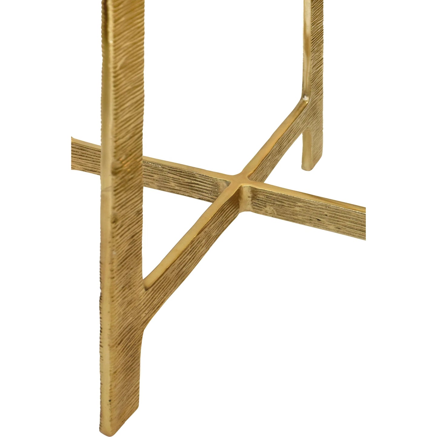 003 SI-2353684 | Additional Silo | Ricky Round Side Table by Worlds Away in gold. Made from unique in a unique style.