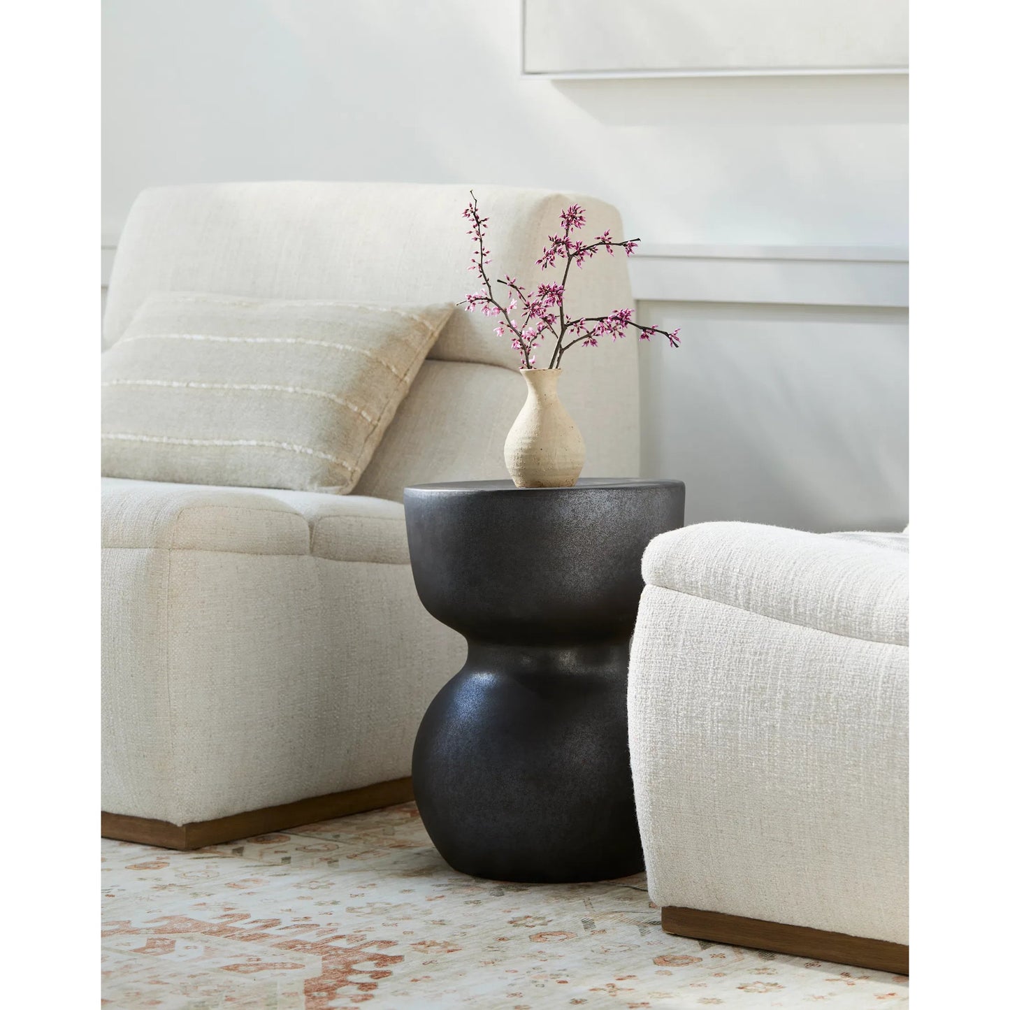 005 SI-2169150 | Lifestyle | Arita End Table by Surya in glazedglazed. Made from ceramic in a modern style.