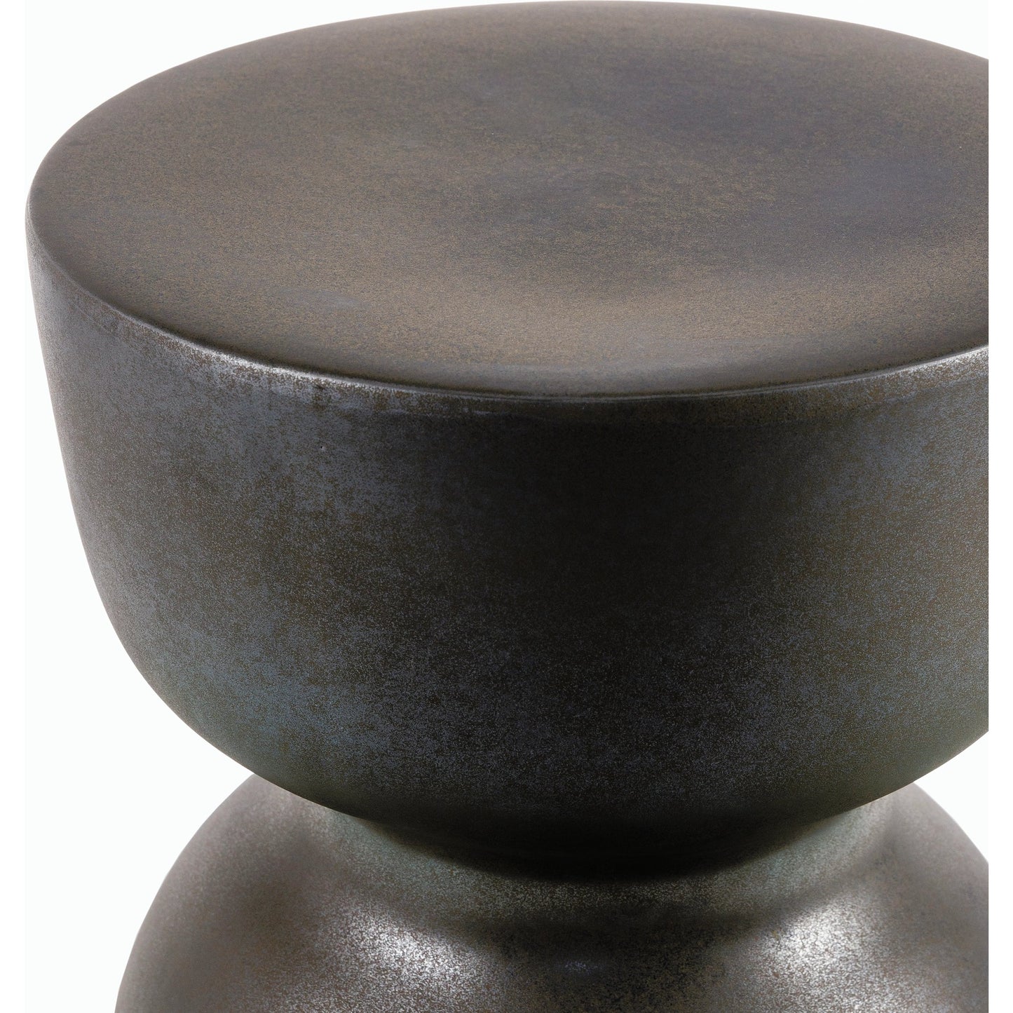 004 SI-2169150 | Closeup | Arita End Table by Surya in glazedglazed. Made from ceramic in a modern style.
